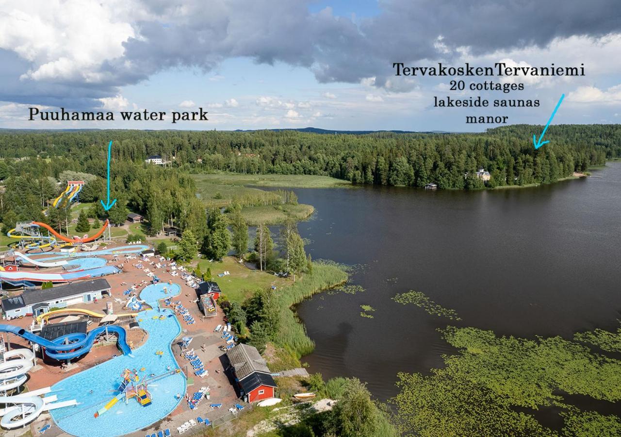 Tervakosken Tervaniemi Hirsimokki & Oma Sauna Tervakoski Exteriér fotografie